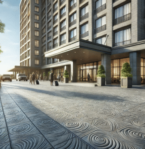 hotel news for Stamped concrete
